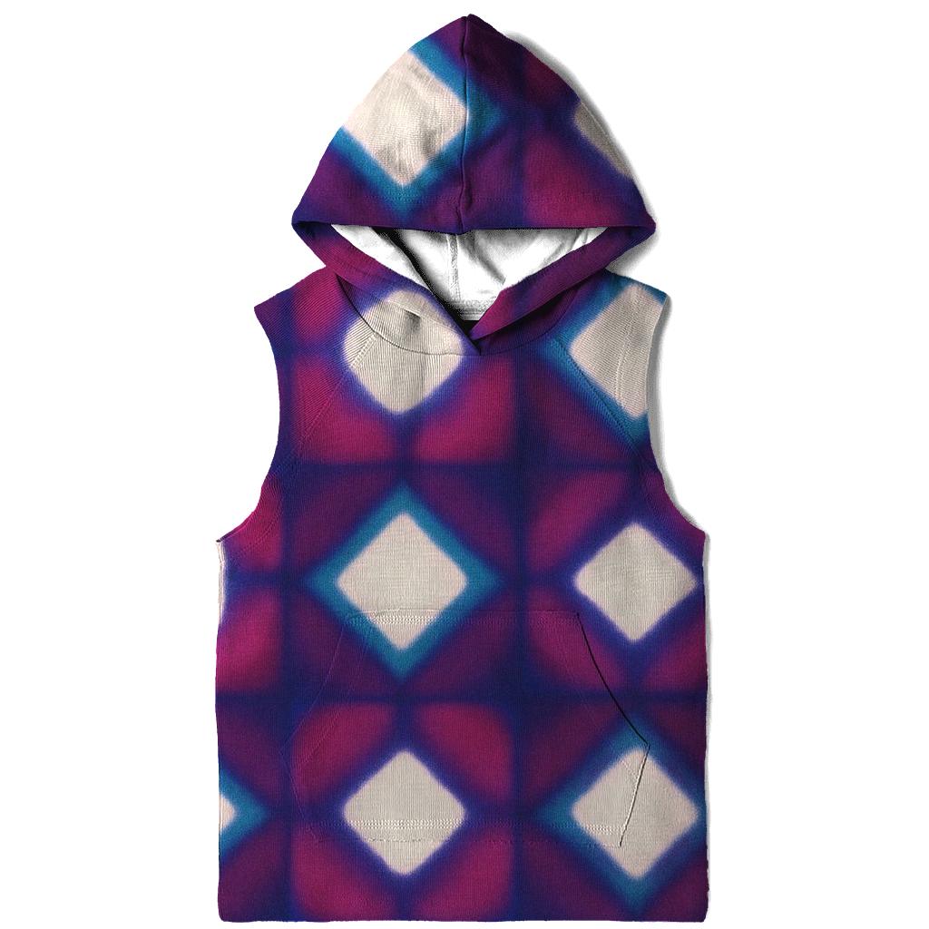 Nebula Itajime Clamp Grid Bloom hoodies fashion