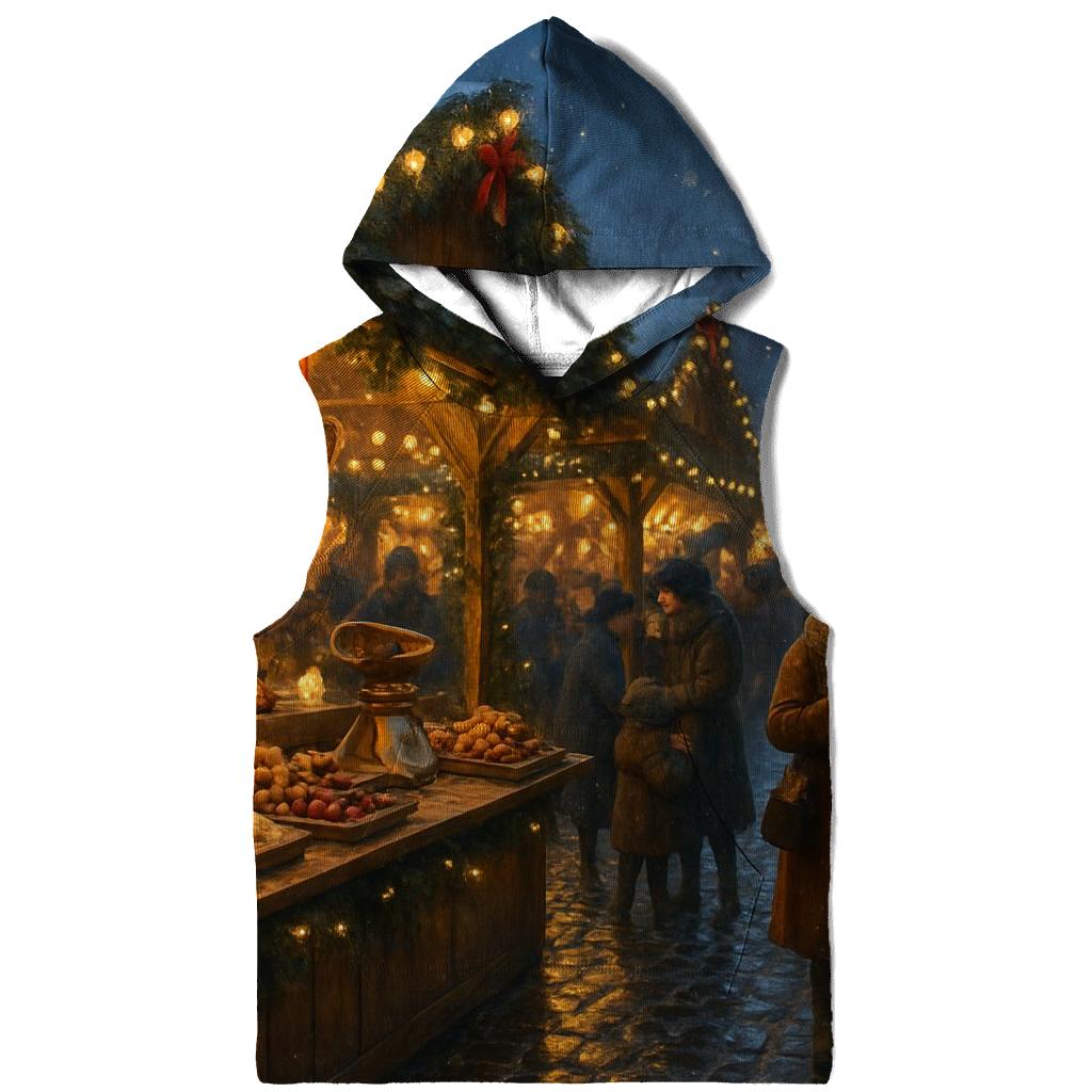Christmas Market Under Lantern Snow hoodie trends