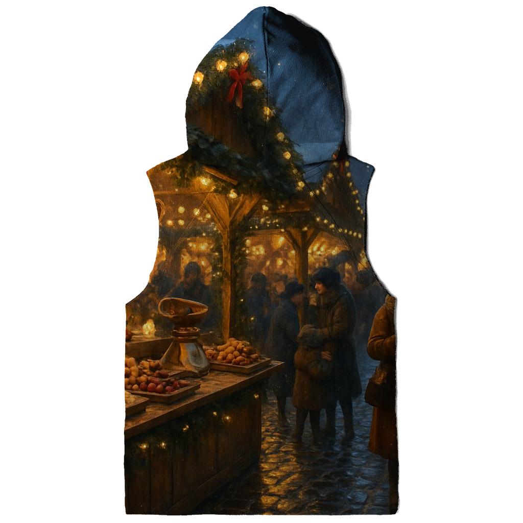 Christmas Market Under Lantern Snow hoodie trends