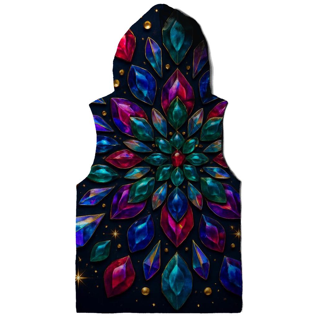 Jewel Prism Bloom Mandala premium hoodies