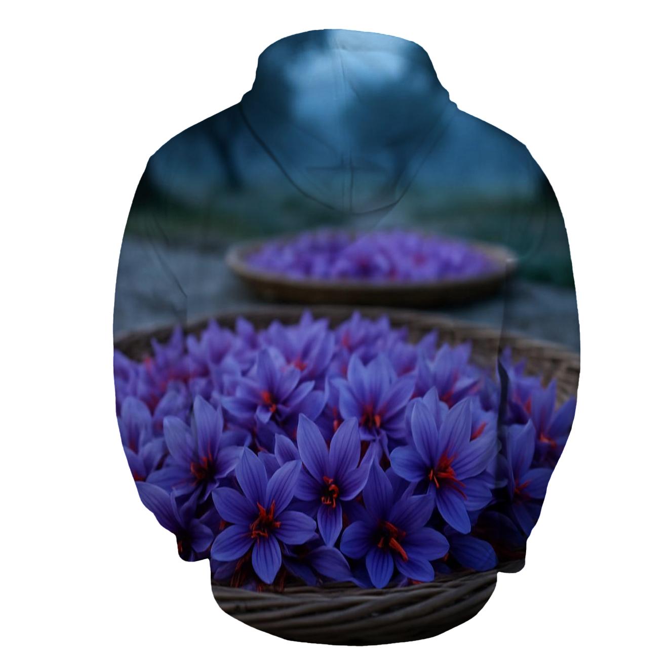 Saffron Crocus Harvest Trays At Dawn hoodies fashion