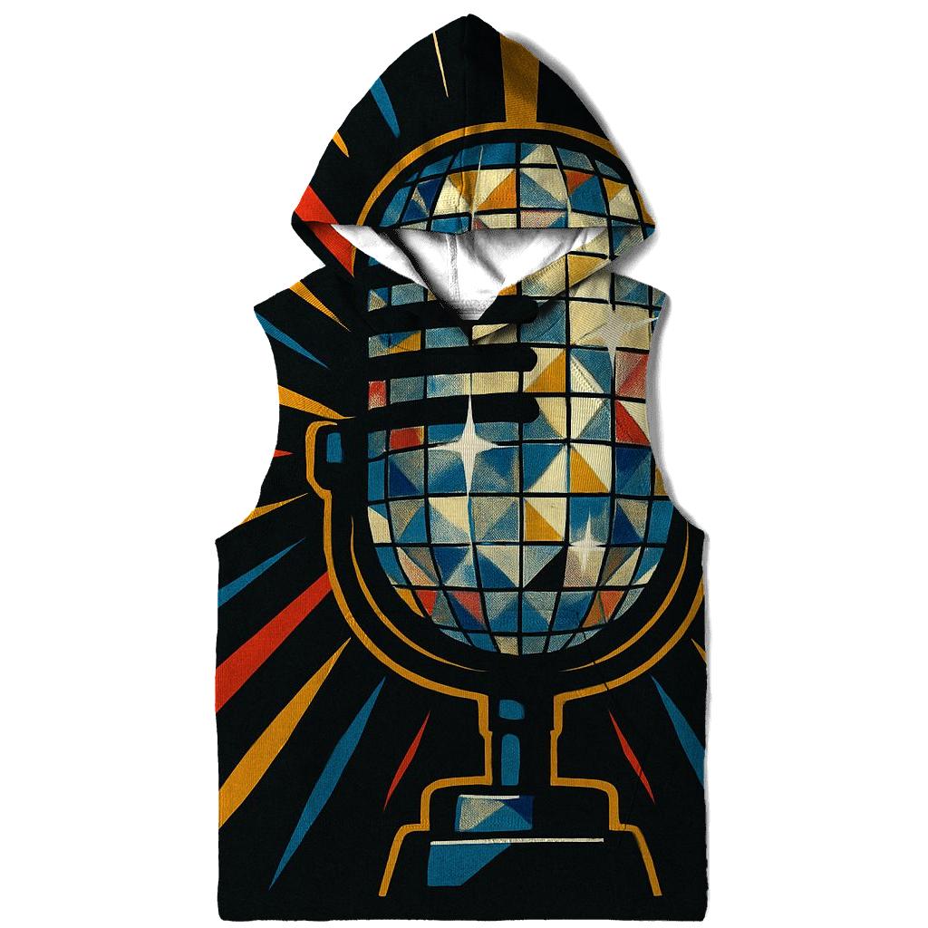 Disco Prism Microphone pullover hoodies