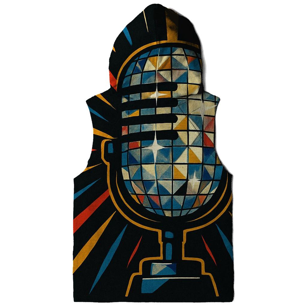 Disco Prism Microphone pullover hoodies