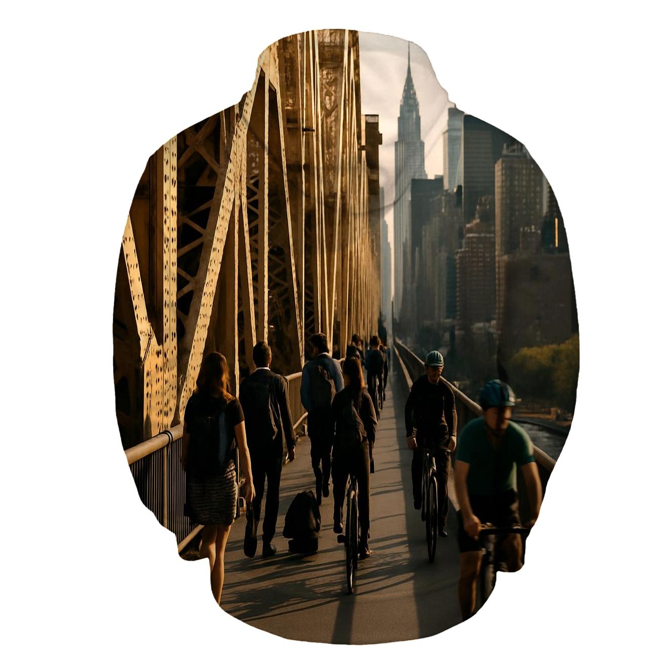 Queensboro Bridge Rush With Midtown Beyond heavyweight hoodies