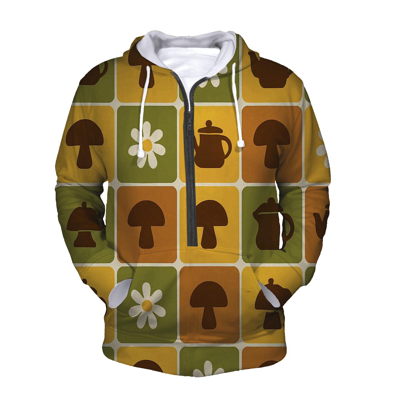 Avocado Kitchen Tile Mosaic custom hoodies