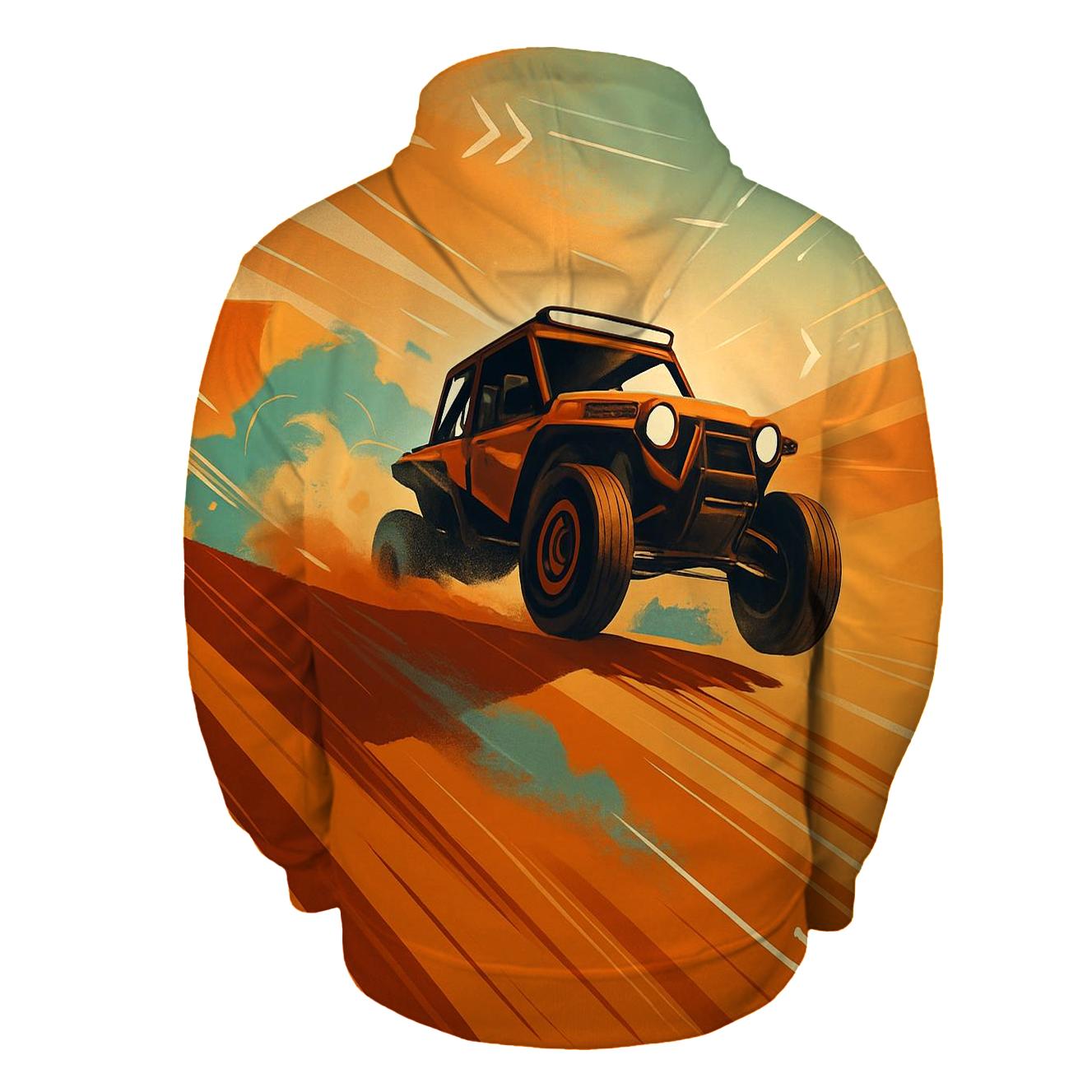 Desert Rally Dune Sprint graphic hoodies