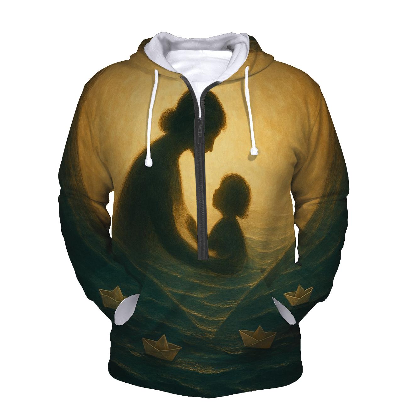 The Safe Harbor Within Her Heart hoodie designs