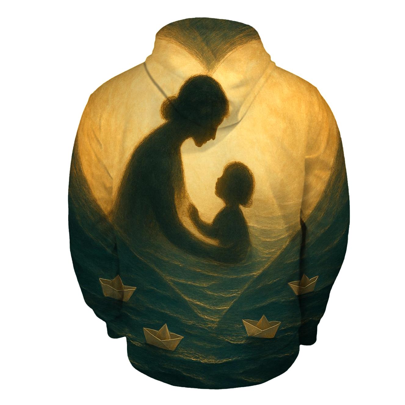 The Safe Harbor Within Her Heart hoodie designs