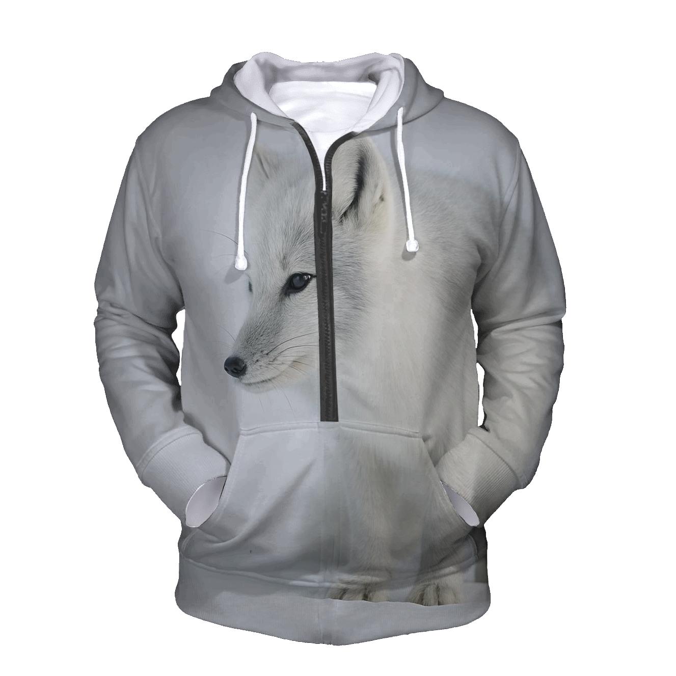 Frostline Listener Arctic Fox designer hoodies