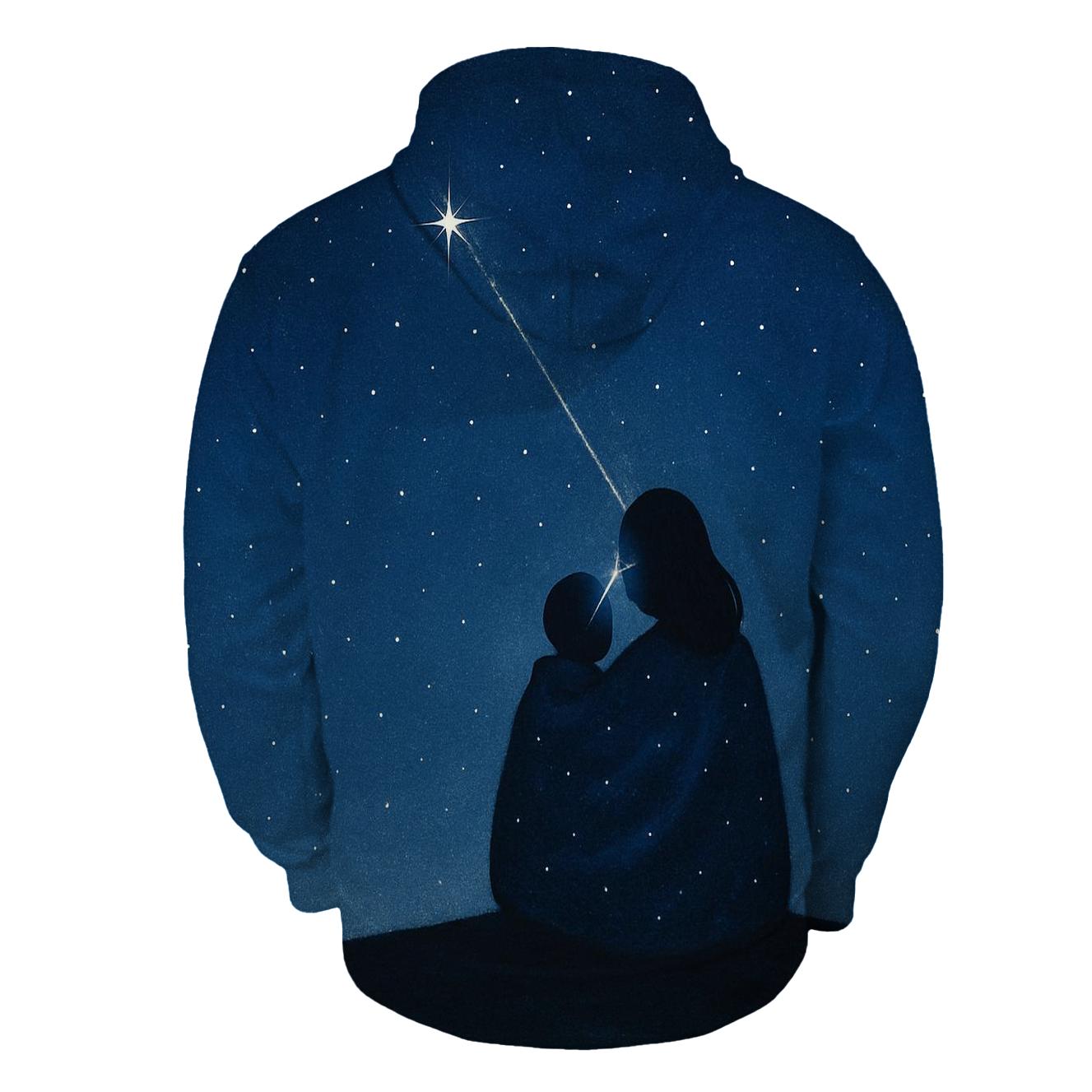 Her Quiet North Star lightweight hoodies