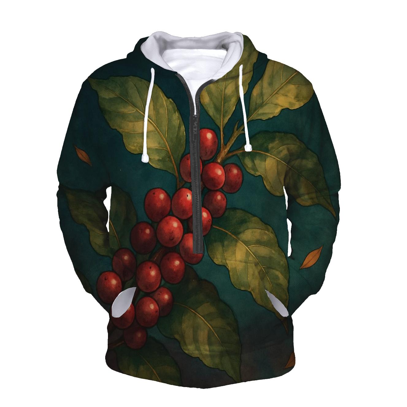 Coffee Cherry Night Branch custom hoodies