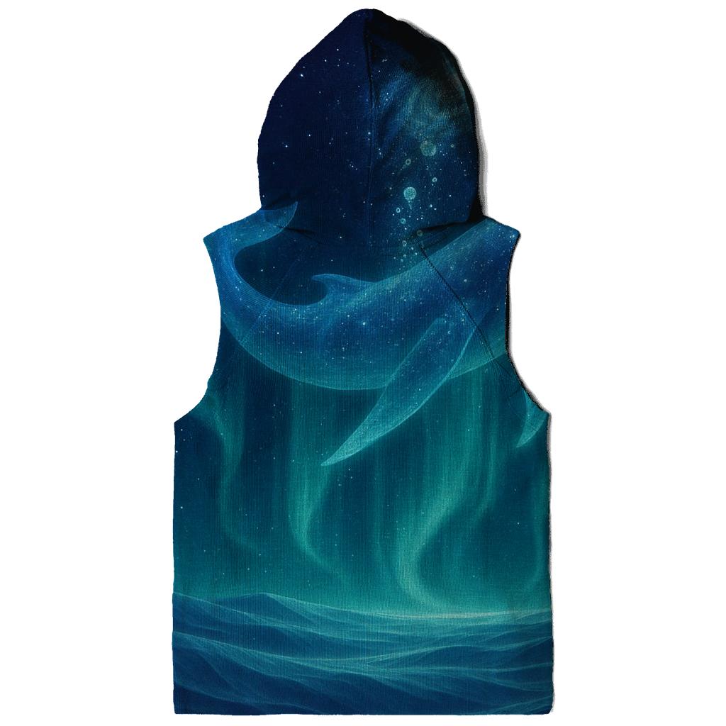 Aurora Whale Over Crystal Dunes designer hoodies