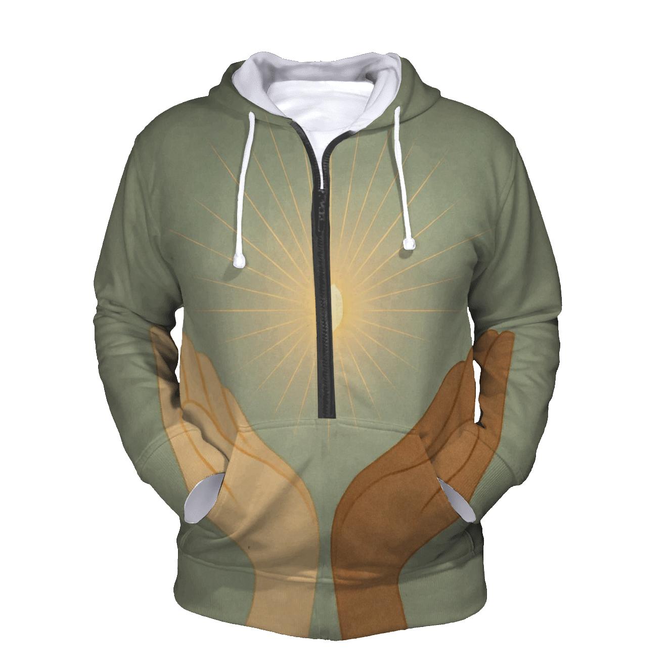 Open Hands Seed Of Light custom hoodies