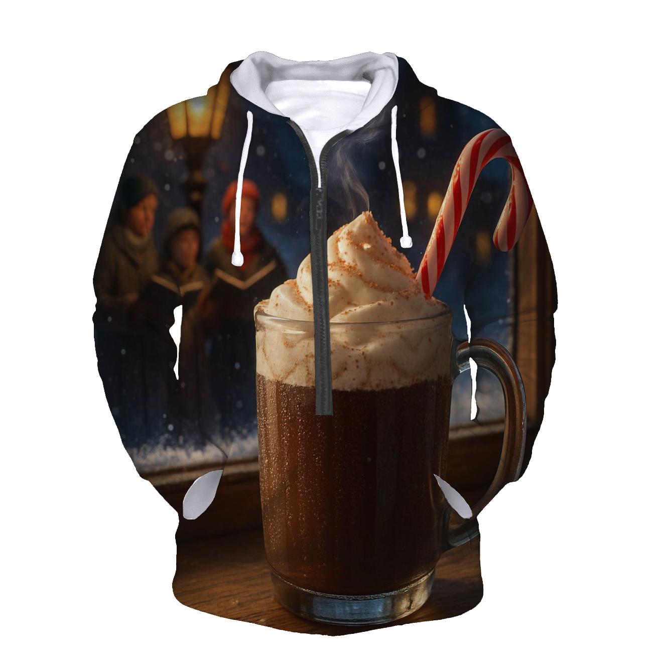 Snowy Window Cocoa And Distant Carolers hoodies fashion