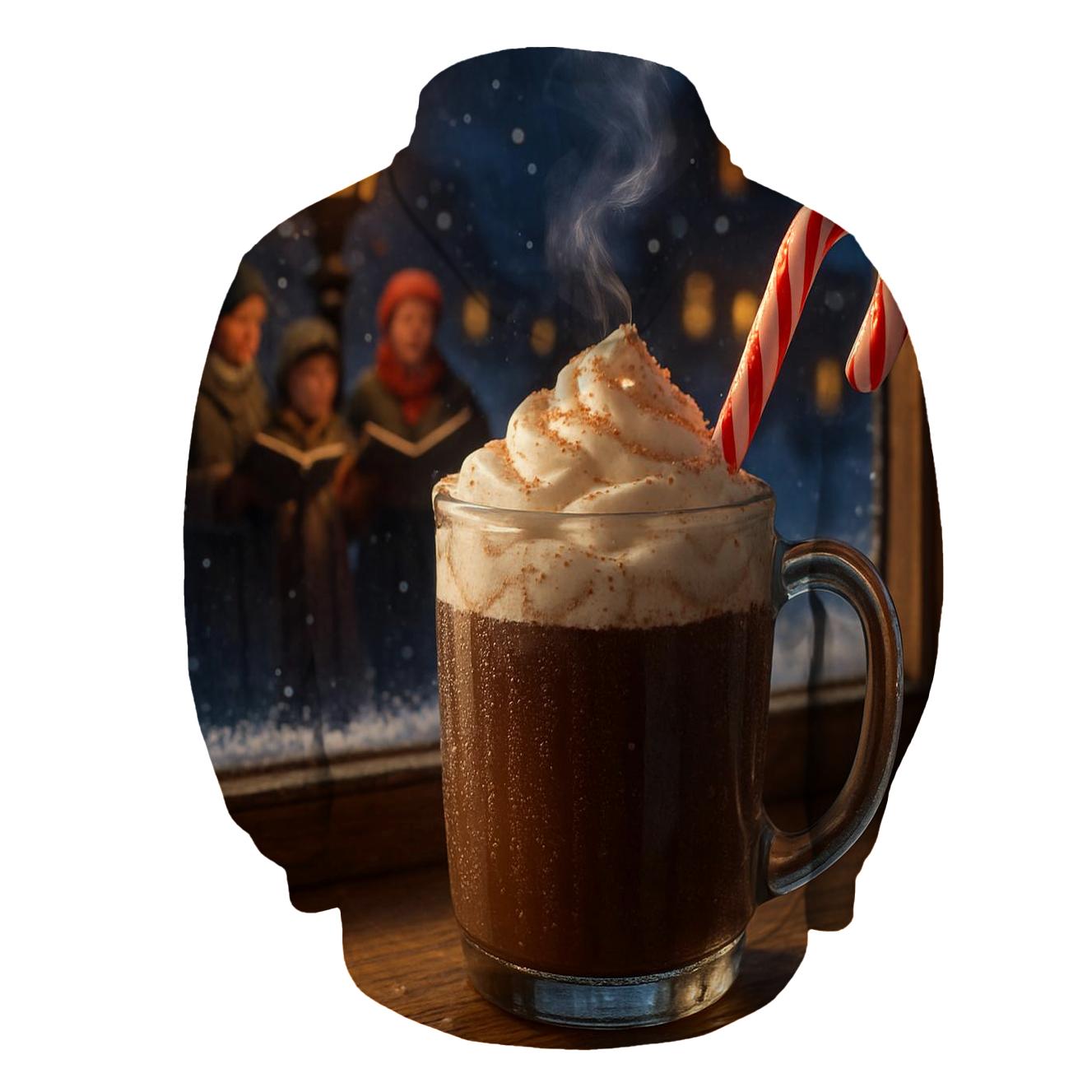 Snowy Window Cocoa And Distant Carolers hoodies fashion