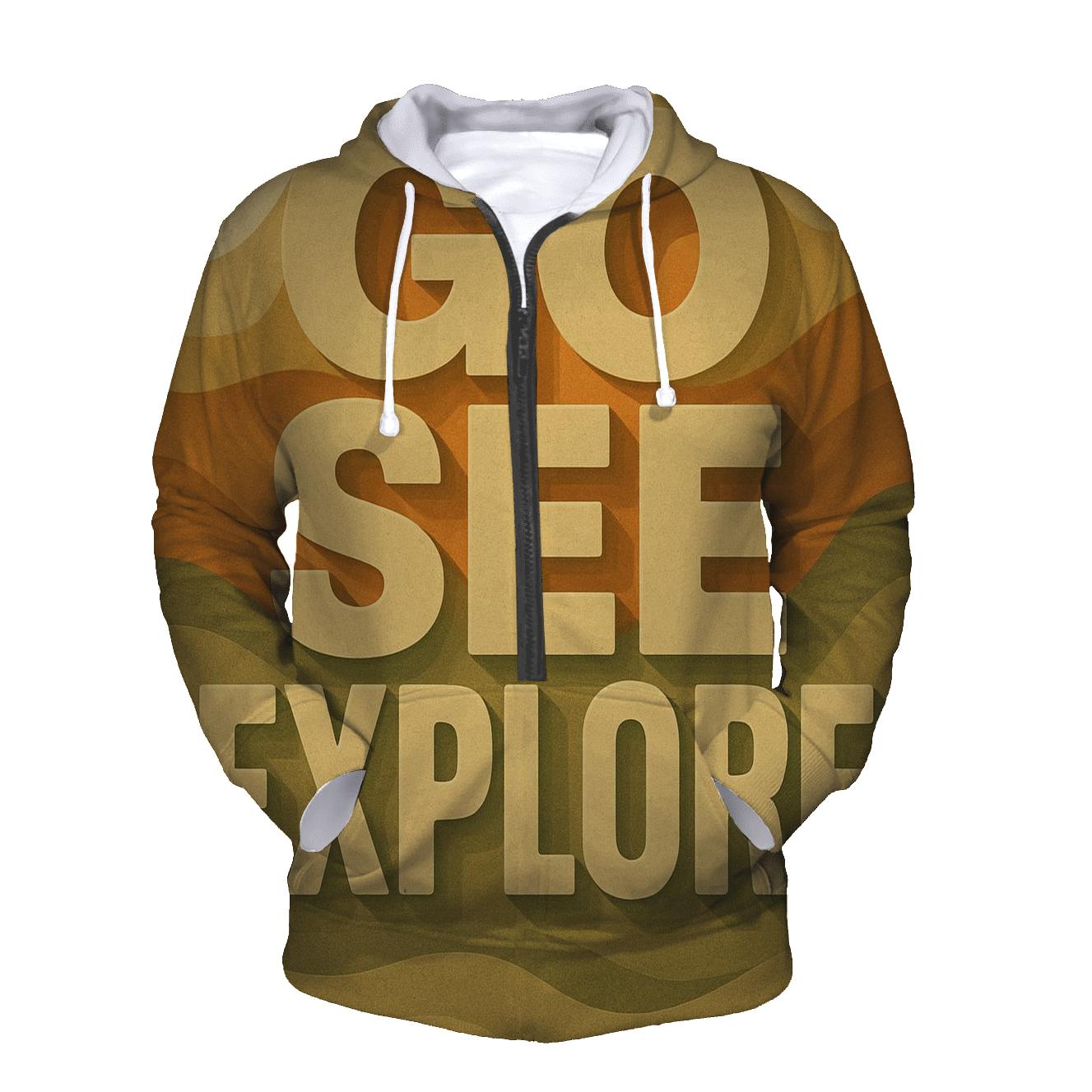 Desert Mirage Typography Atlas hoodie trends