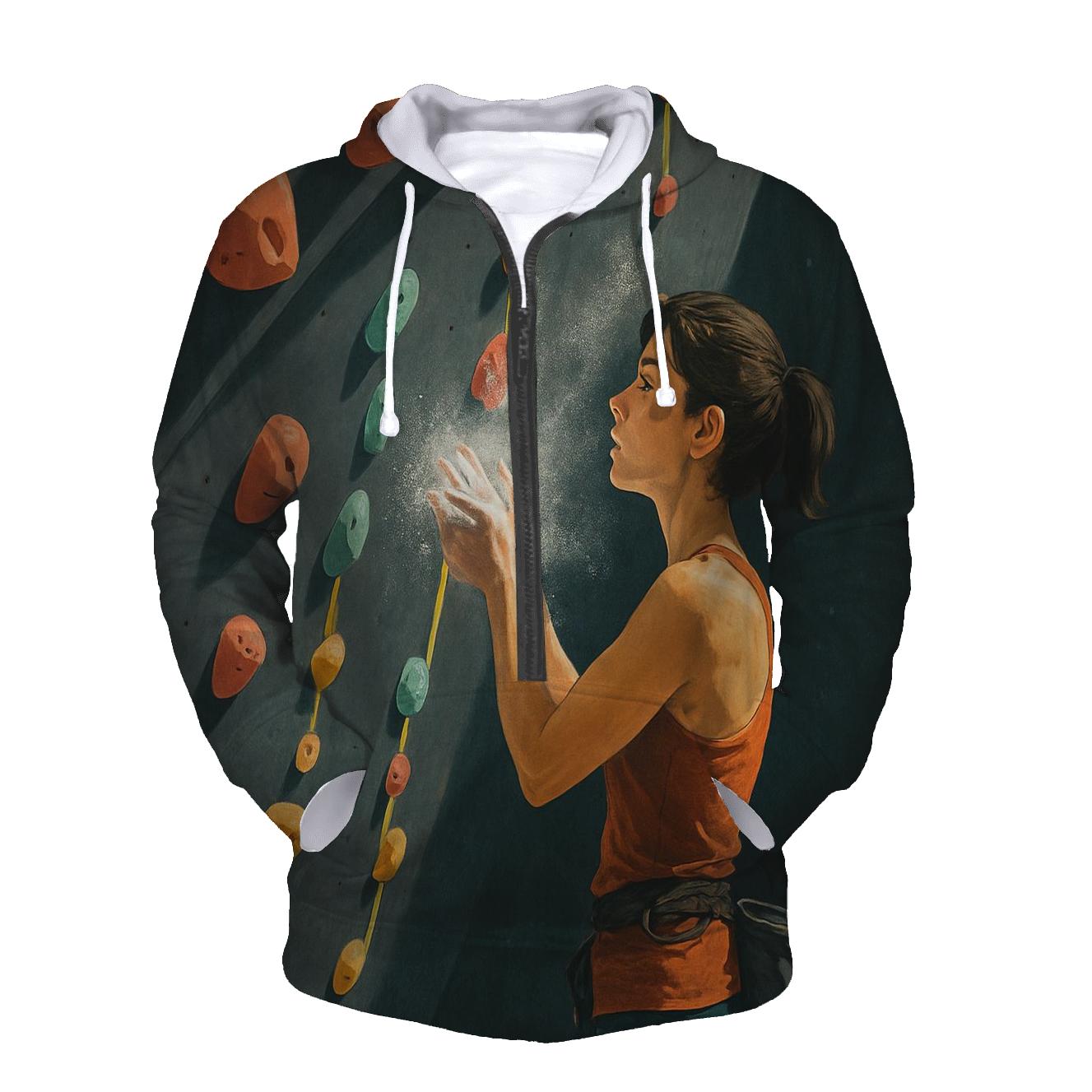 High Peak Sport Climb Poster heavyweight hoodies