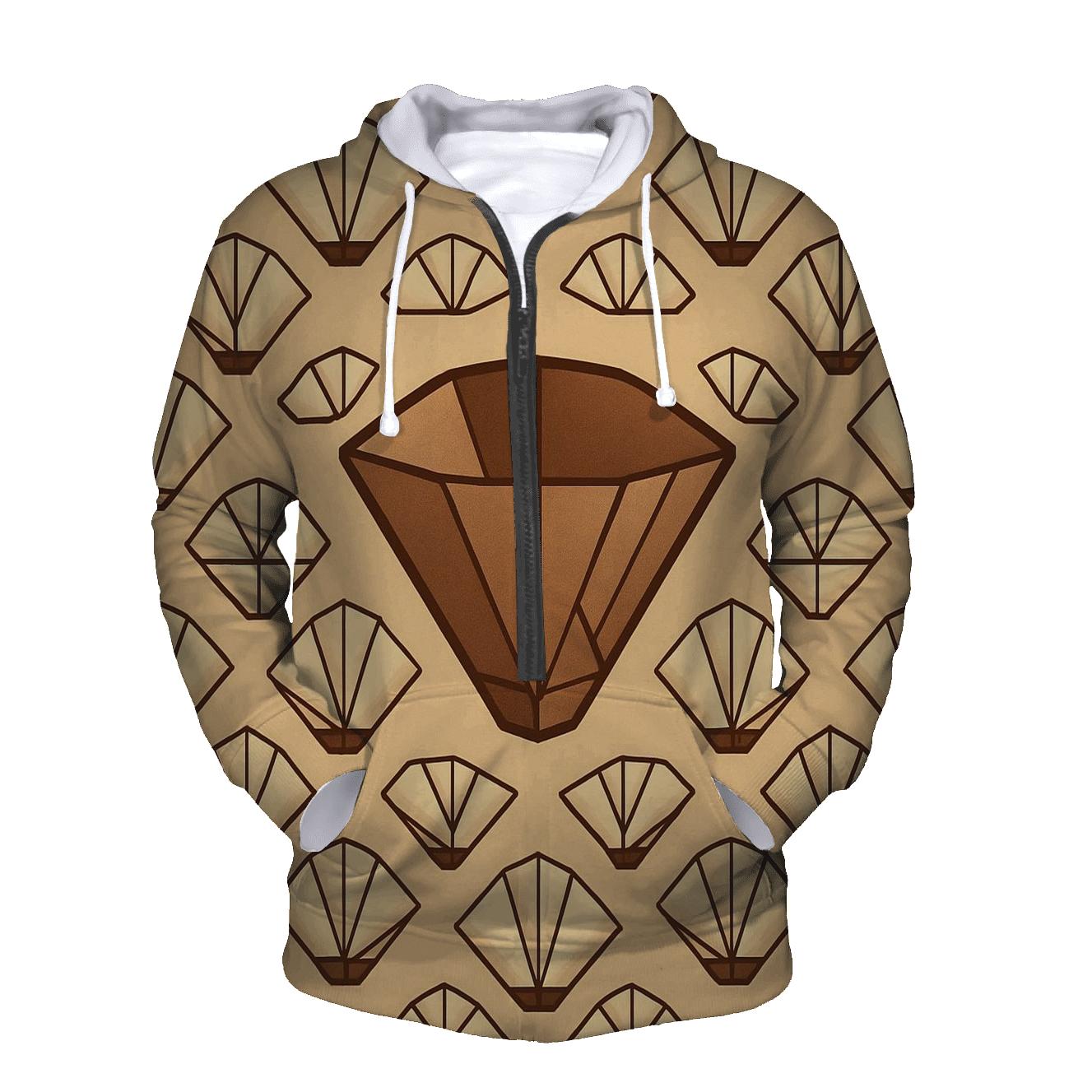 Filter Fold Geometry lightweight hoodies