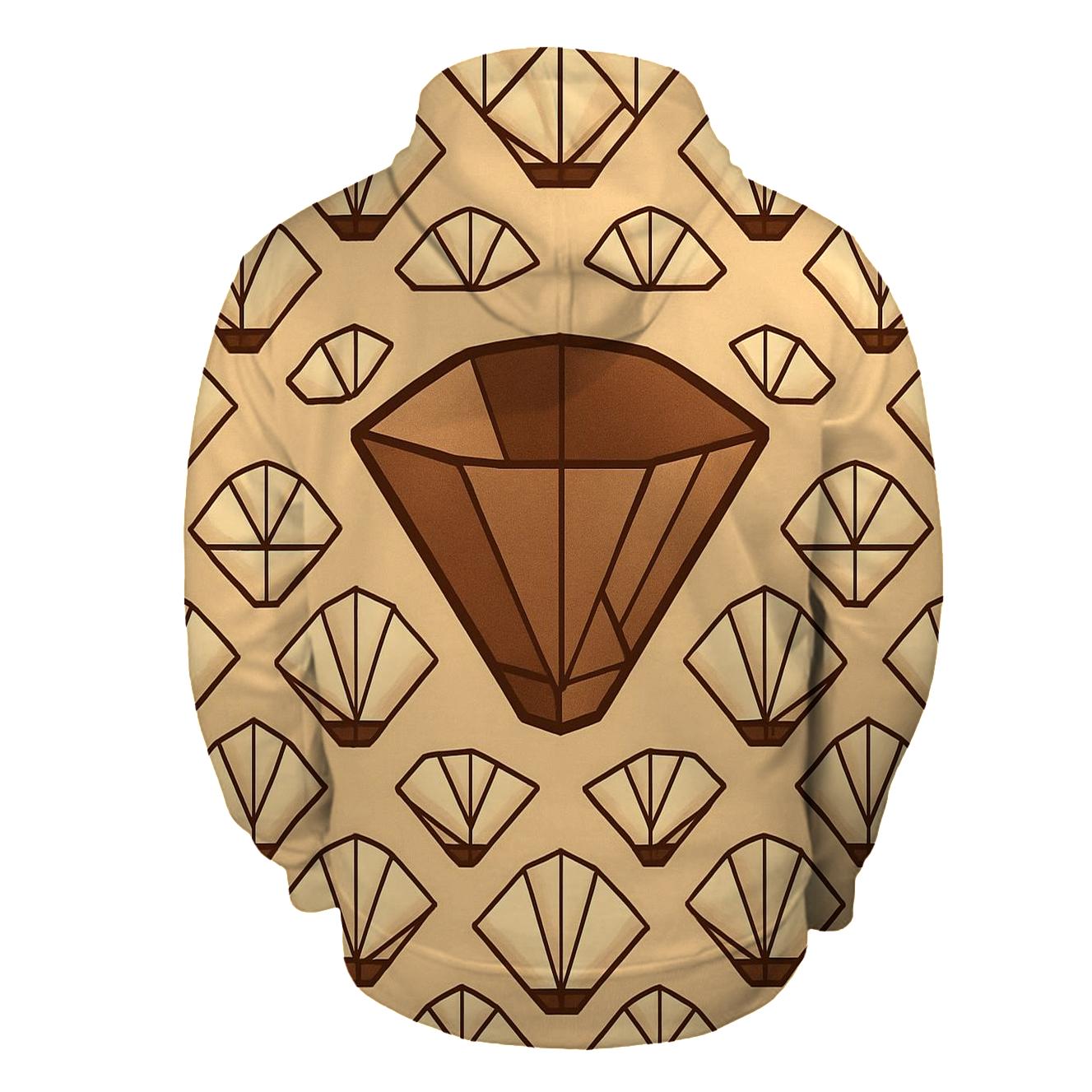 Filter Fold Geometry lightweight hoodies