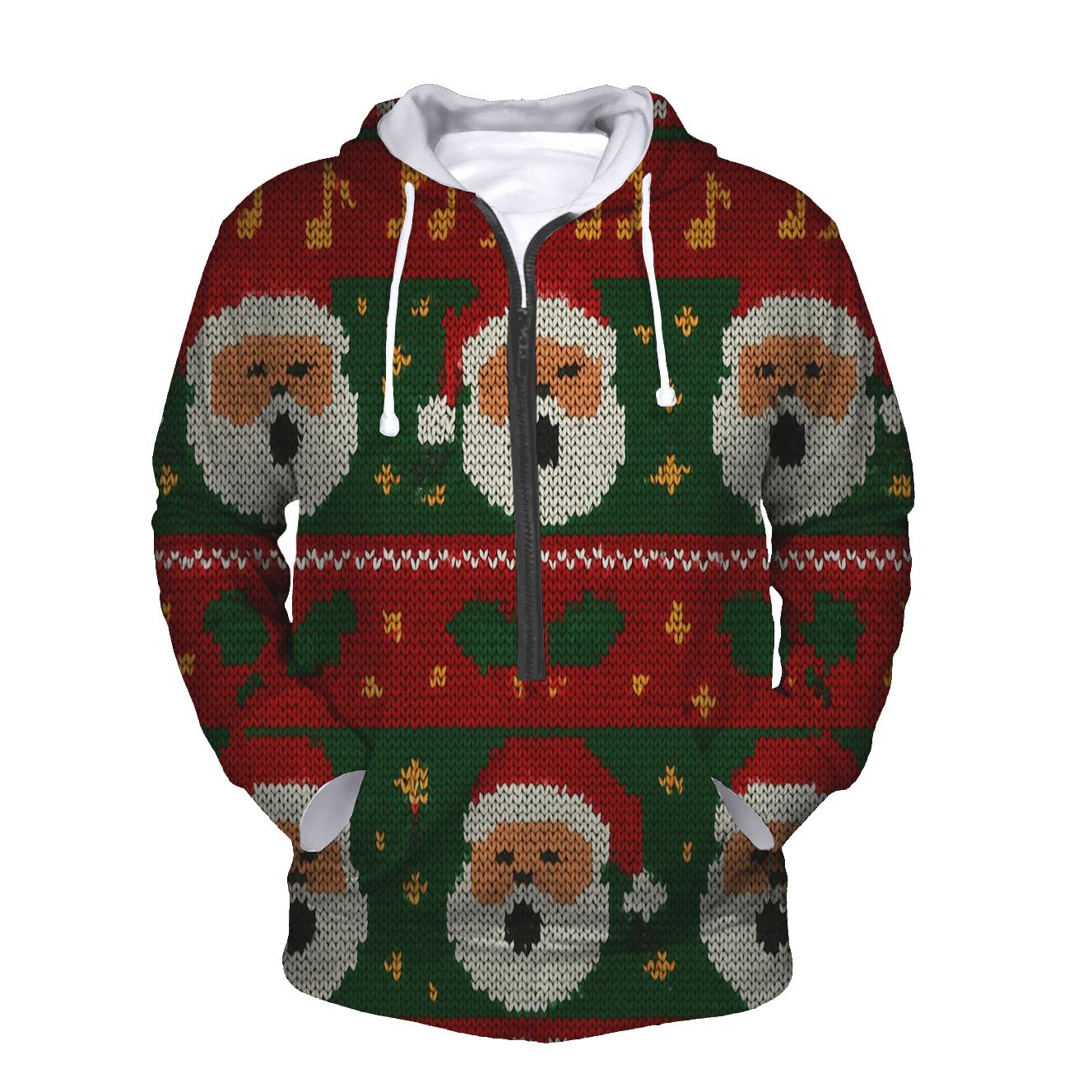 Carol Choir Santa Sweater Bands Design lightweight hoodies