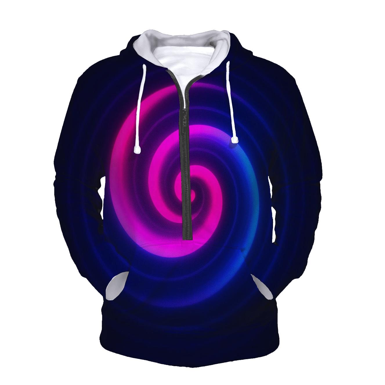 Electric Nebula Ripple heavyweight hoodies