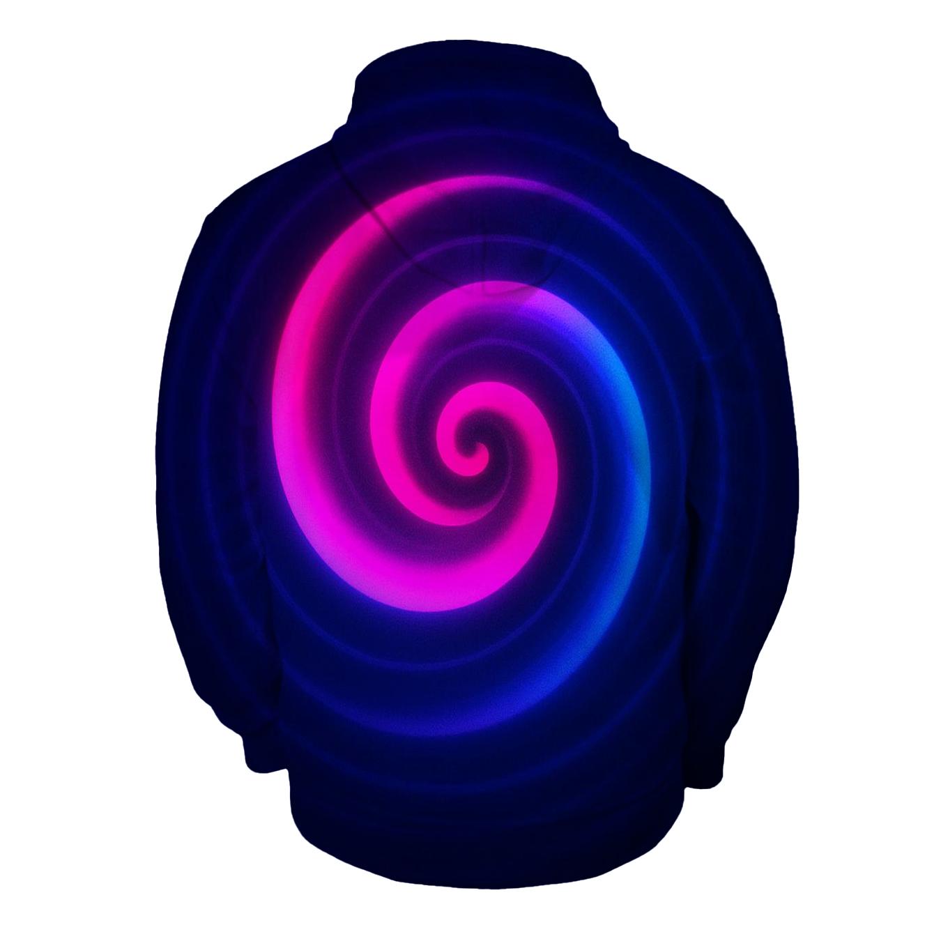 Electric Nebula Ripple heavyweight hoodies