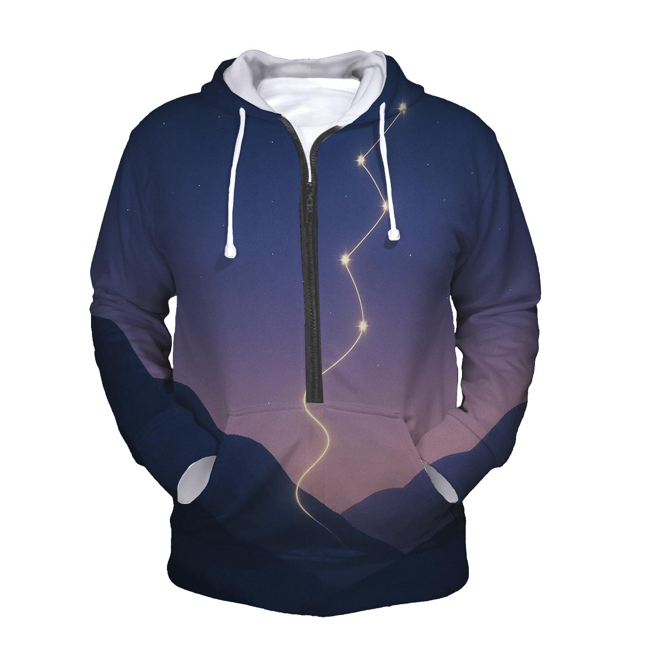 Mountain Path Constellation Thread hoodie styles