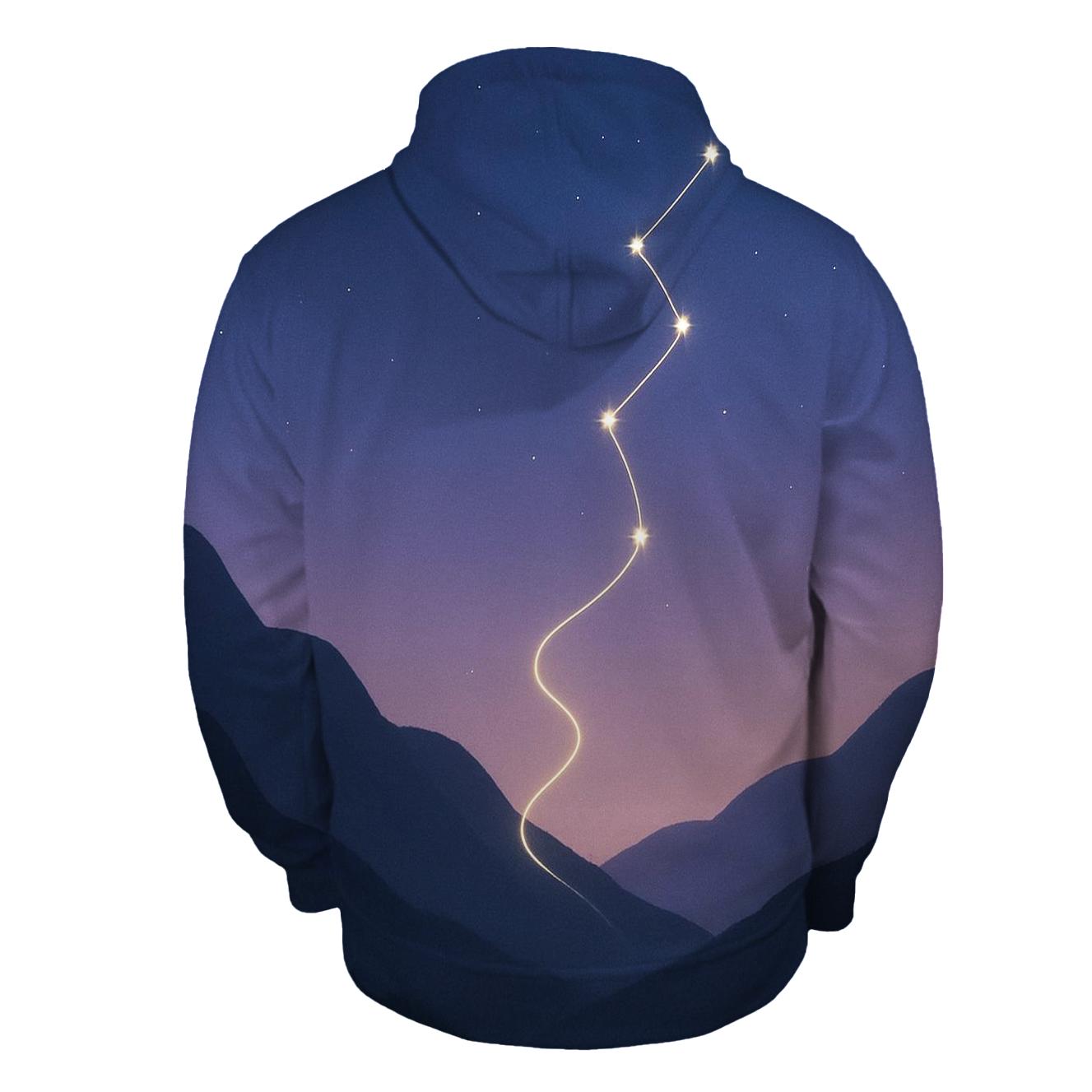 Mountain Path Constellation Thread hoodie styles