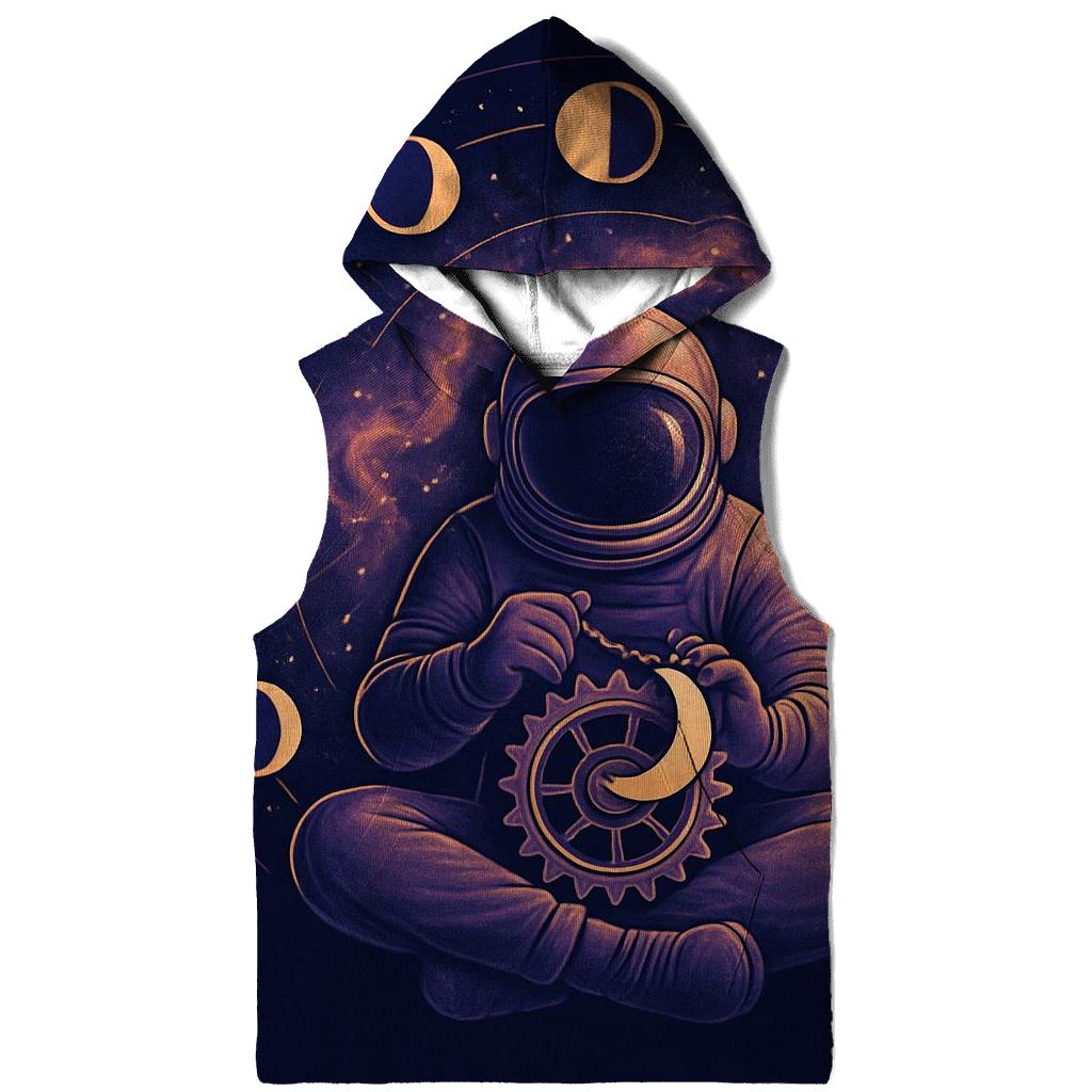 Moon Phase Clockmaker Nebula heavyweight hoodies
