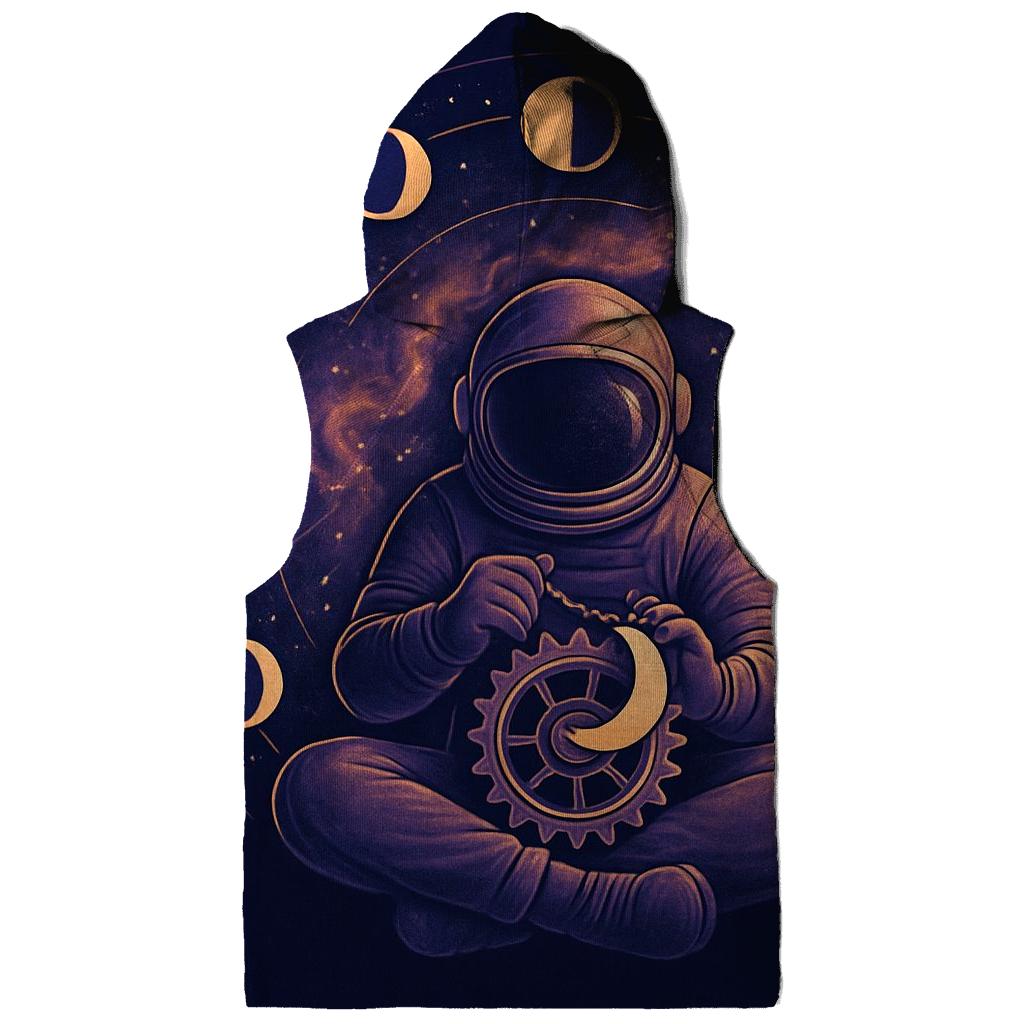 Moon Phase Clockmaker Nebula heavyweight hoodies