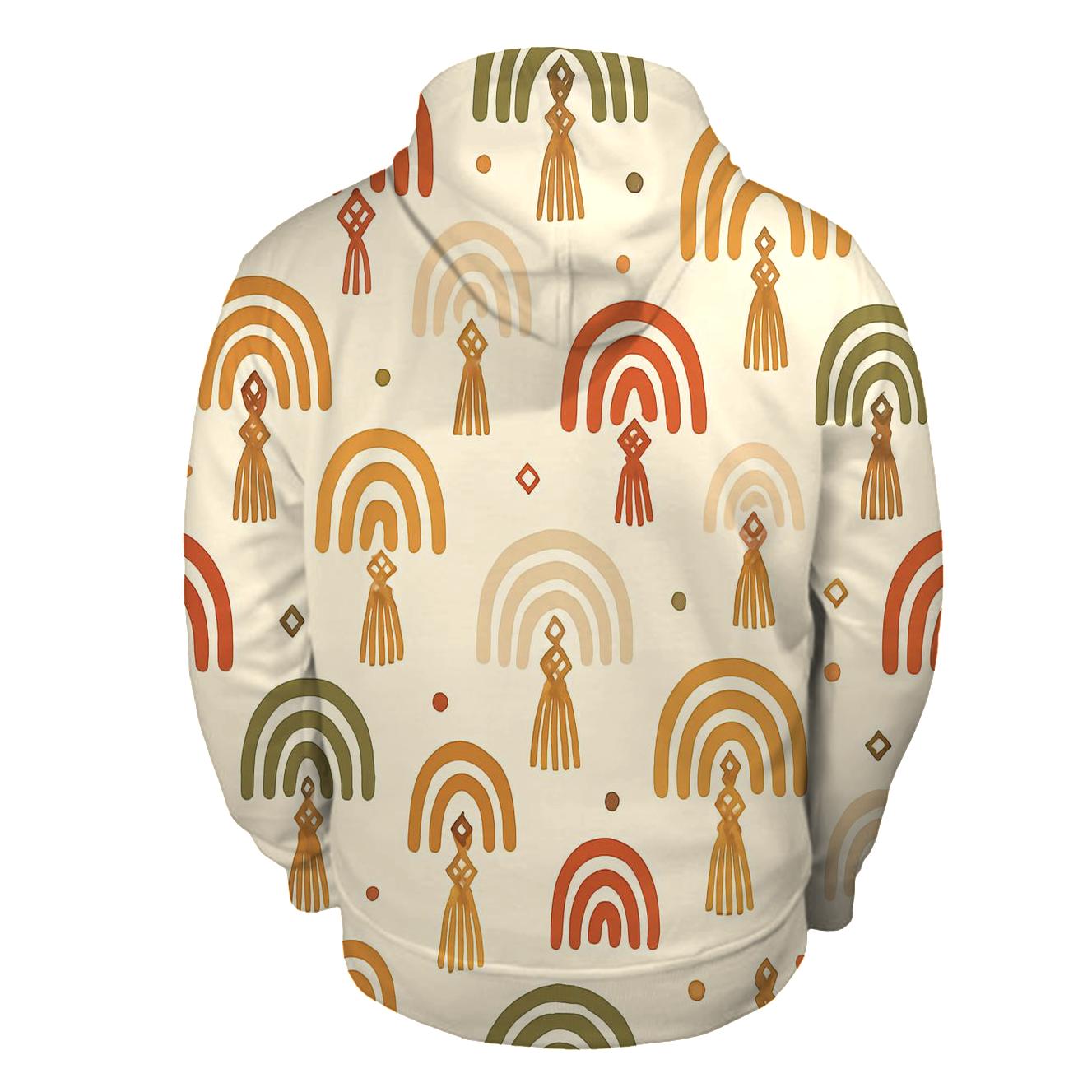 Bohemian Macrame Arches heavyweight hoodies