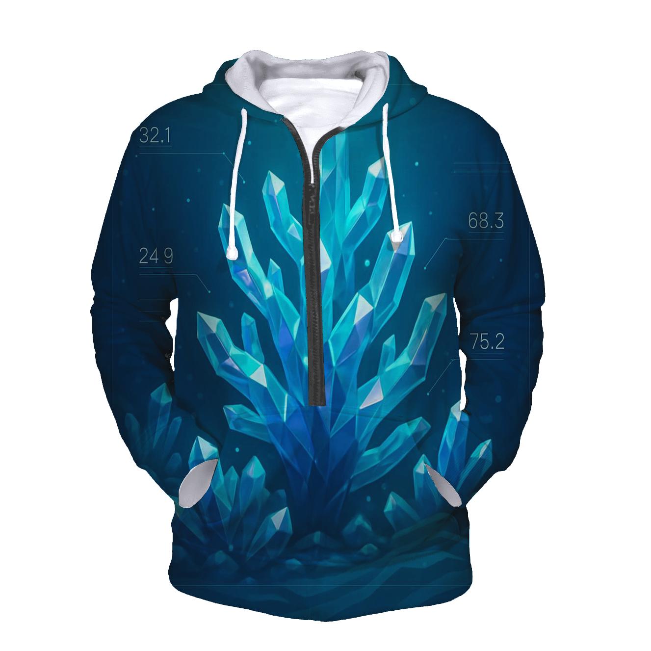 Crystal Reef Data Bloom heavyweight hoodies