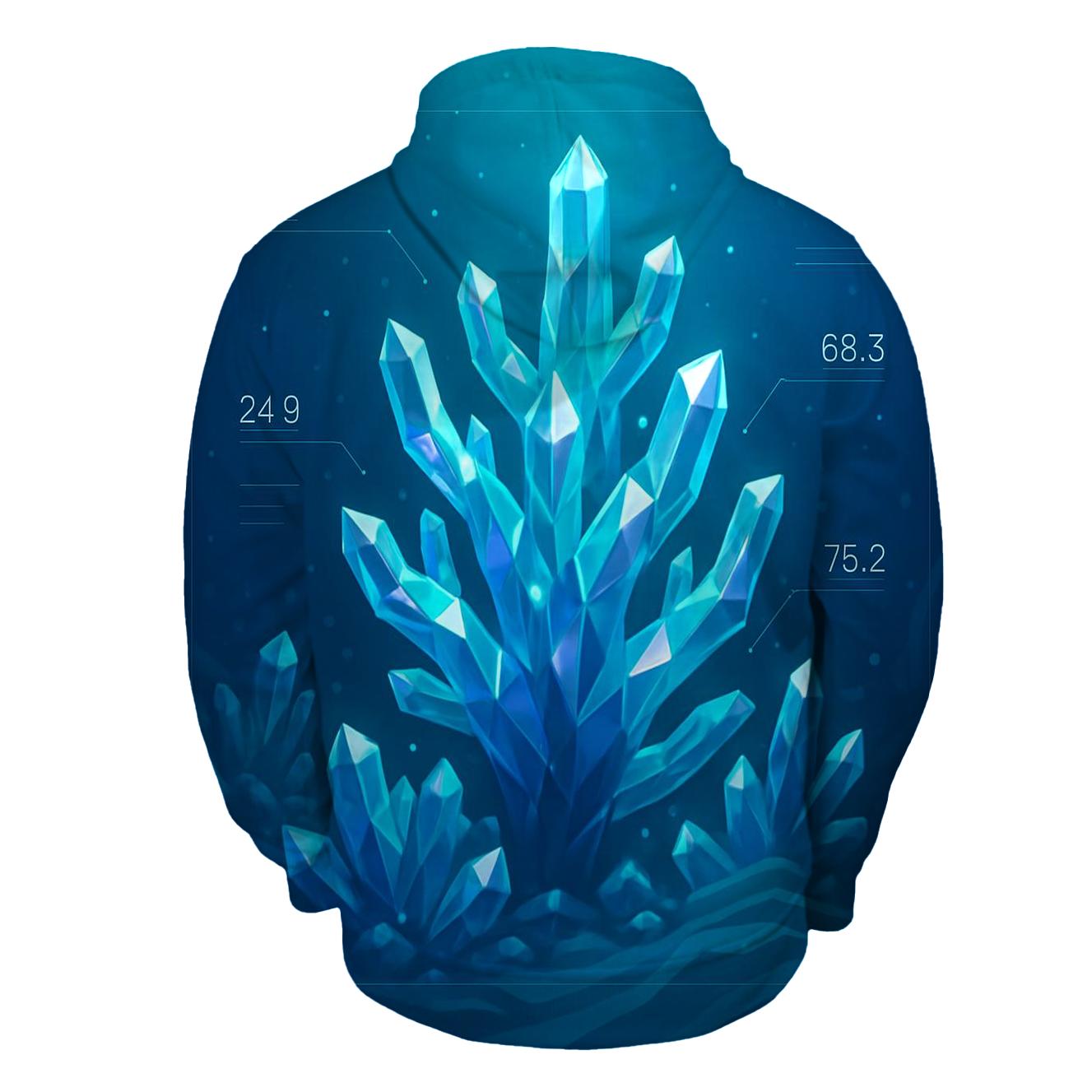 Crystal Reef Data Bloom heavyweight hoodies