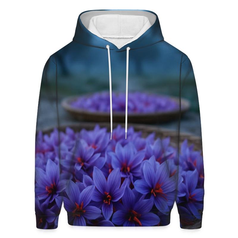 Saffron Crocus Harvest Trays At Dawn hoodie designs