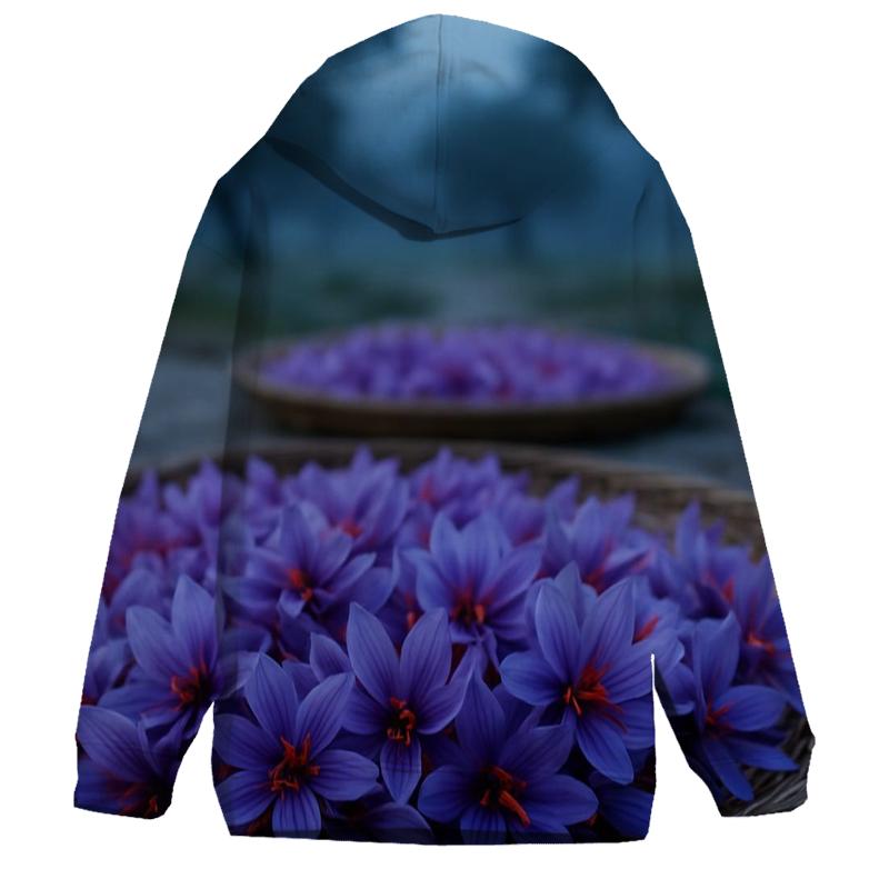Saffron Crocus Harvest Trays At Dawn hoodie designs