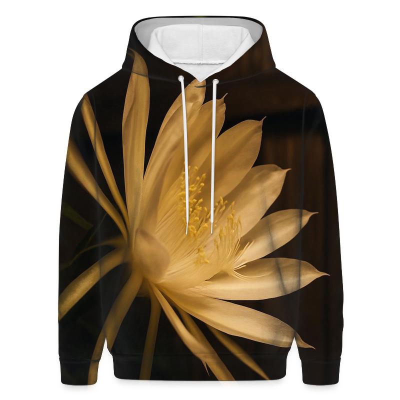 Night Blooming Cereus Opening Under Porch Light hoodie trends