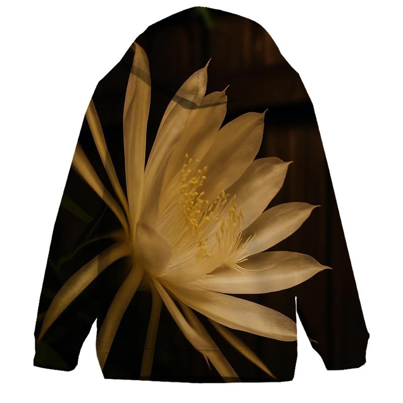 Night Blooming Cereus Opening Under Porch Light hoodie trends