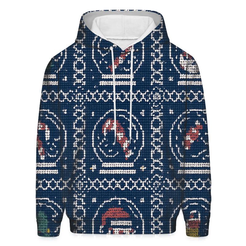Tinsel Tornado Snow Globe Grid Design hoodie designs