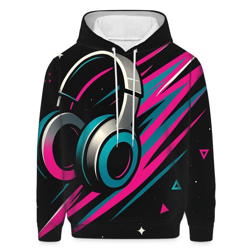 Chrome Comet Headphones embroidered hoodies