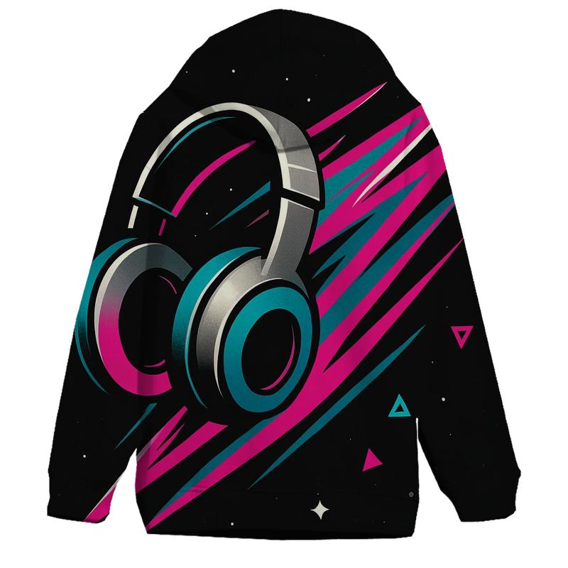 Chrome Comet Headphones embroidered hoodies