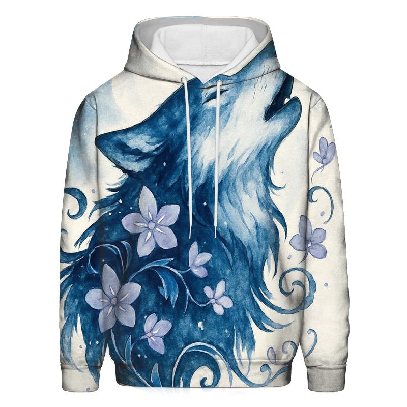 Lunar Ink Garden Howler printed hoodies