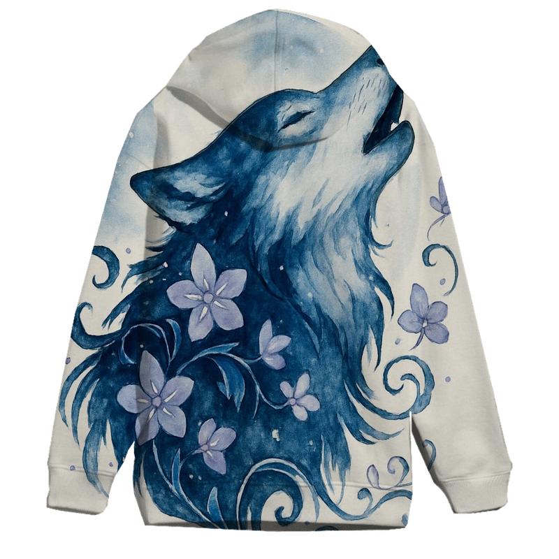 Lunar Ink Garden Howler printed hoodies