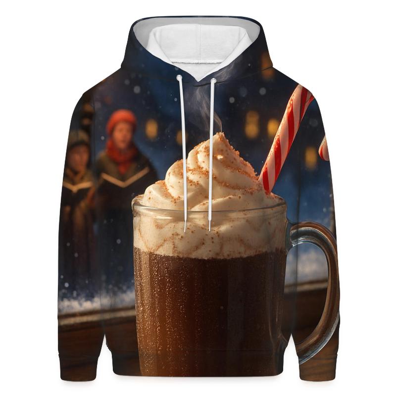 Snowy Window Cocoa And Distant Carolers hoodies fashion