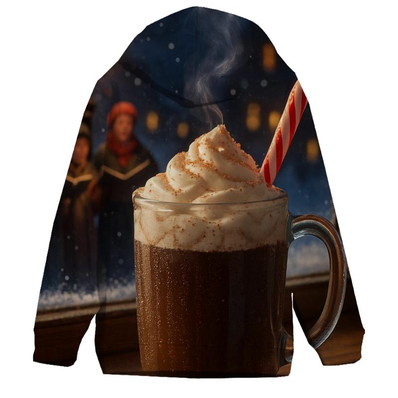Snowy Window Cocoa And Distant Carolers hoodies fashion