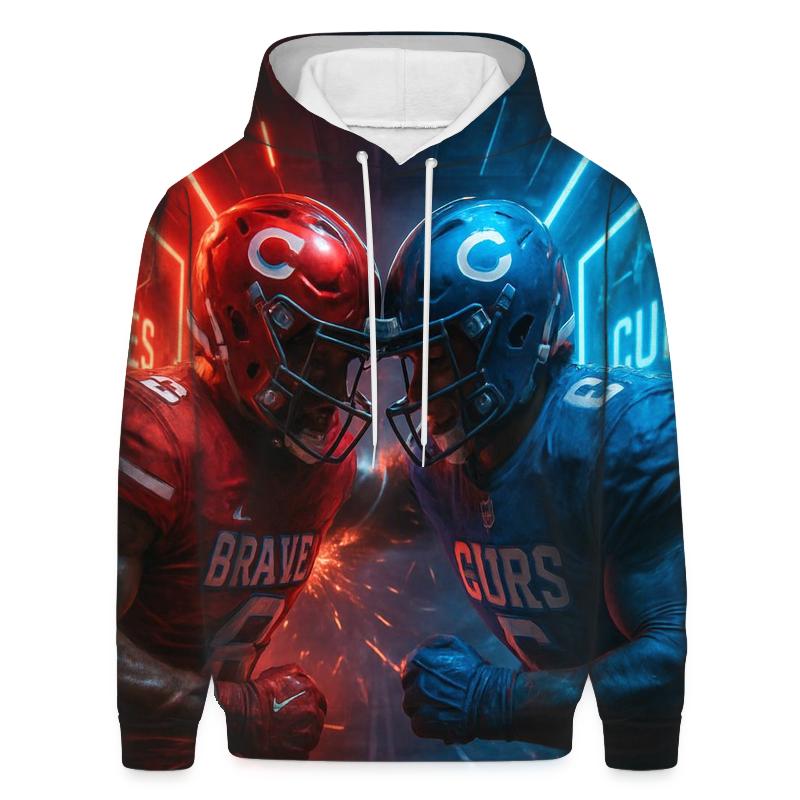 Neon Tunnel Faceoff Braves Vs Cubs custom hoodies