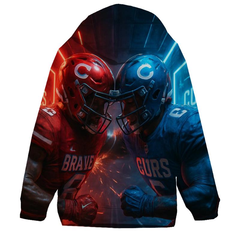 Neon Tunnel Faceoff Braves Vs Cubs custom hoodies