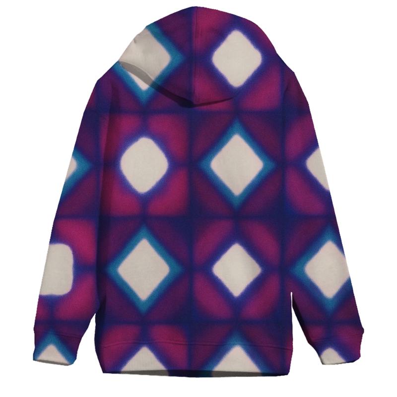 Nebula Itajime Clamp Grid Bloom hoodie designs