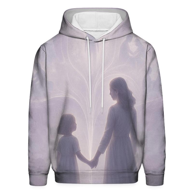 Threads Of Light Between Generations embroidered hoodies