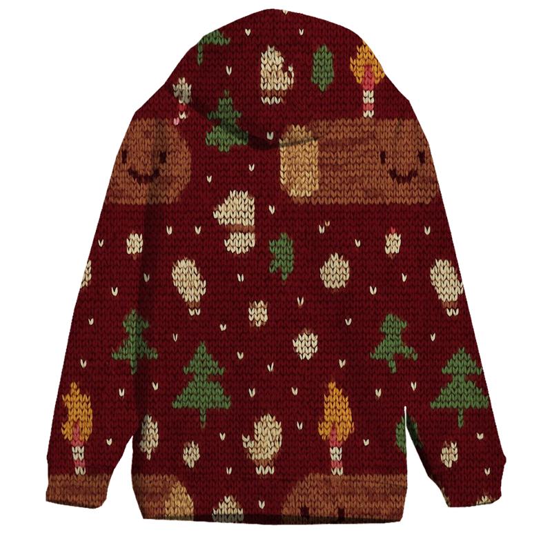 Jolly Yule Log Pixel Parade Design hoodie trends