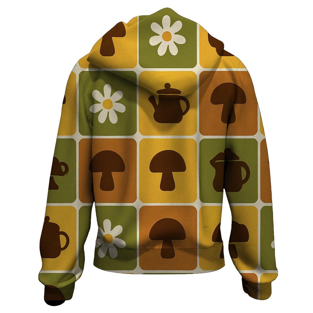 Avocado Kitchen Tile Mosaic designer hoodies